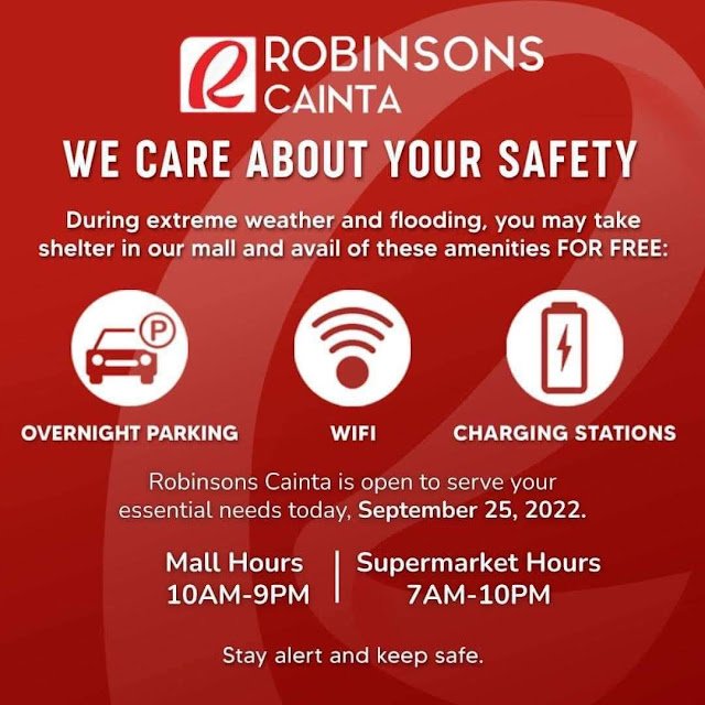 Public Service for Typhoon Karding Noru by Robinsons Malls Public Service for Typhoon Karding Noru by Robinsons Malls